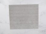 60 Hole Earring & Nosepin Stand Grey in Velvet - Image 5