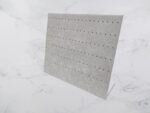 60 Hole Earring & Nosepin Stand Grey in Velvet - Image 2