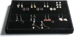 VelVelvet Jewellery Drawer Organizer Tray Stackable Jewellery Earring Tray 13"x 10" INCH (30 Pair Earring) - Image 2