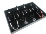 12 Pendent Earring (Necklace) Velvet Jewelry Drawer Organizer Tray Stackable