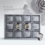 12 Watch Sued Velvet Tray Jewellery Watch Drawer Stackable ( 2 in 1 Tray) - Image 5
