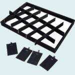 12 Pendent Earring (Necklace) Velvet Jewelry Drawer Organizer Tray Stackable - Image 7