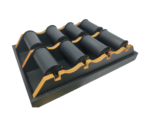 8 Bangle Jewellery Display Wooden Tray For Counter (Black) - Image 2