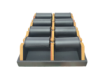 8 Bangle Jewellery Display Wooden Tray For Counter (Black) - Image 3