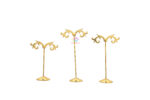 Metal Jewellery Earring Stand Display Show Piece For Shop Counter Exhibition Combo Pcs 3 Pcs - Image 2