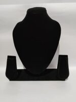 Heavy Velvet Jewellery Necklace Earring Display Stand (15 Inch) - Image 4