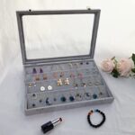 Velvet Earring Jewellery Drawer Organizer Box Drawer and Storage Display - Image 3