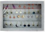Velvet Earring Jewellery Drawer Organizer Box Drawer and Storage Display