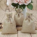 Jewellery Coin Box & Frame Stand & Jewellery Potli (Jute Bag 10 Pcs 4*4 Inch)