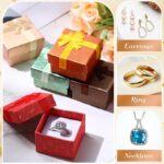 Fancy Ring Box Jewelry Box, Vanity Box (Gift Box) (Multicolor) (Combo 24 Pcs) (1.5*1.5*1.5 Inch) - Image 5