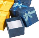 Fancy Ring Box Jewelry Box, Vanity Box (Gift Box) (Multicolor) (Combo 24 Pcs) (1.5*1.5*1.5 Inch) - Image 8