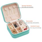Mini Jewelry Travel Case Portable Display Storage Box For Rings Earrings Necklaces Gifts (Multicolor) - Image 2
