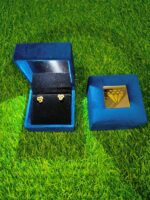 LED Light Velvet Jewellery Earring Box 3" x 3" INCH (Blue) - Image 4