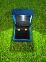 LED Light Velvet Jewellery Earring Box 3" x 3" INCH (Blue)