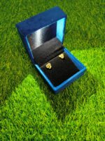 LED Light Velvet Jewellery Earring Box 3" x 3" INCH (Blue) - Image 3