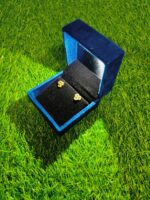 LED Light Velvet Jewellery Earring Box 3" x 3" INCH (Blue) - Image 2