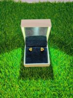LED Light Velvet Jewellery Earring Box 3" x 3" INCH (White)