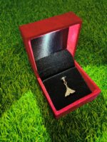 LED Light Velvet Jewellery Pendent Box 3" x 3" INCH (Red) - Image 4
