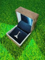 LED Light Velvet Jewellery Pendent Box 3" x 3" INCH (White) - Image 2