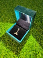 LED Light Velvet Jewellery Pendent Box 3" x 3" INCH (Green) - Image 2