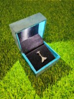 LED Light Velvet Jewellery Pendent Box 3" x 3" INCH (Green) - Image 3