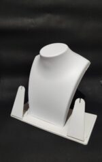 Jewellery Necklace Display Stand (Foldable) (8 Inch Square White) - Image 3