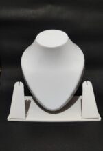 Jewellery Necklace Display Stand (Foldable) (7 Inch White)