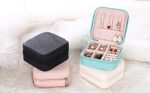 Mini Jewelry Travel Case Portable Display Storage Box For Rings Earrings Necklaces Gifts (Multicolor) - Image 6
