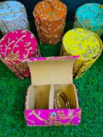 Bangle Box For Return Gift Matki 4 Inch Multicolor (Pack Of 6) - Image 7