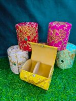 Bangle Box For Return Gift Matki 4 Inch Multicolor (Pack Of 6) - Image 2