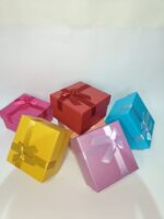 Fancy Watch Box Jewellery Box, Vanity Box (Gift Box) (Multicolor) (Combo 6 Pcs) - Image 2