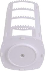 Earrings Rotating Stand Jewellery Display Organiser With 240 Holes Hanging Studs Earrings, Necklaces, Bracelets, Chains (White) - Image 4