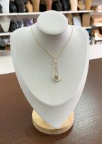 Wood Necklace Display Stand Jewelry Showcase Display Bust Chain/Pendant Holder 12 Inch - Image 3