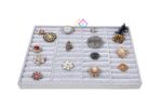 44 Kada Ring Velvet Jewellery Drawer Organizer Tray Stackable Jewellery Tray for Drawer and Storage - Image 5