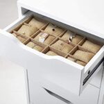 12 Watch Velvet Jewellery Drawer Organizer Tray Stackable (Jute) - Image 8