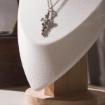 Wood Necklace Display Stand Jewelry Showcase Display Bust Chain/Pendant Holder 12 Inch - Image 7