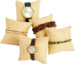 20 piece pack Linen Beige Burlap Jewelry Display Pillow for Bracelet, Cuff, Watch, Anklet, Bangle, Dangle Earring and Necklace - Image 10