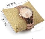 20 piece pack Linen Beige Burlap Jewelry Display Pillow for Bracelet, Cuff, Watch, Anklet, Bangle, Dangle Earring and Necklace - Image 4