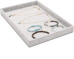 Empty Velvet Jewelry Drawer Organizer Tray Stackable and Storage Display - Image 3