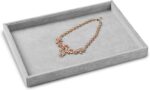 Empty Velvet Jewelry Drawer Organizer Tray Stackable and Storage Display - Image 2