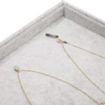 Empty Velvet Jewelry Drawer Organizer Tray Stackable and Storage Display - Image 6