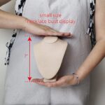 7 inch Linen Covered Wood Jewelry Display Necklace Chain Jewelry Bust Display Holder Stand, Necklaces Display Necklace Mannequin - Image 7