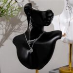 Resin Necklace Pendant Chain Earring Jewelry Jewelry Bust Mannequin Organizer Holder Stand - Image 4