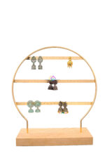 Metal Jewellery Earrings Display  Round Metal Stand