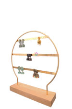 Metal Jewellery Earrings Display  Round Metal Stand - Image 2