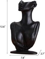 Resin Necklace Pendant Chain Earring Jewelry Bust Mannequin Organizer Holder Stand - Image 2