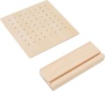 64 Holes Wooden Earring Stand Jewellery Display Stand - Image 4