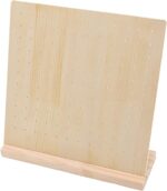 64 Holes Wooden Earring Stand Jewellery Display Stand - Image 2