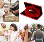 Jewellery Fancy Ring Boxes Red- Flower Fancy Ring Box  Only Box - Image 6