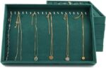 Premium Chain/Necklace Velvet Jewelry Drawer Organizer Tray - Image 5